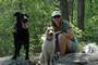 Marley, Corky and Tina at Hanging Rock State Park in North Carolina